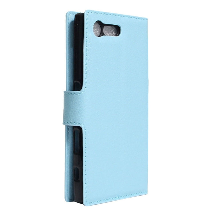 For Sony Xperia X Compact Texture Horizontal Flip Leather Case with Holder & Card Slots & Wallet