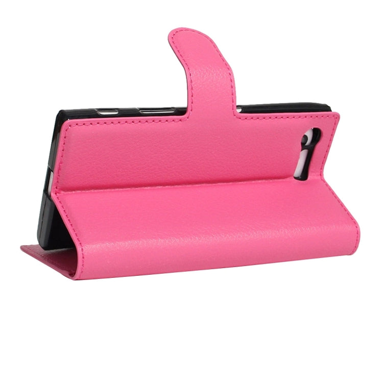 For Sony Xperia X Compact Texture Horizontal Flip Leather Case with Holder & Card Slots & Wallet