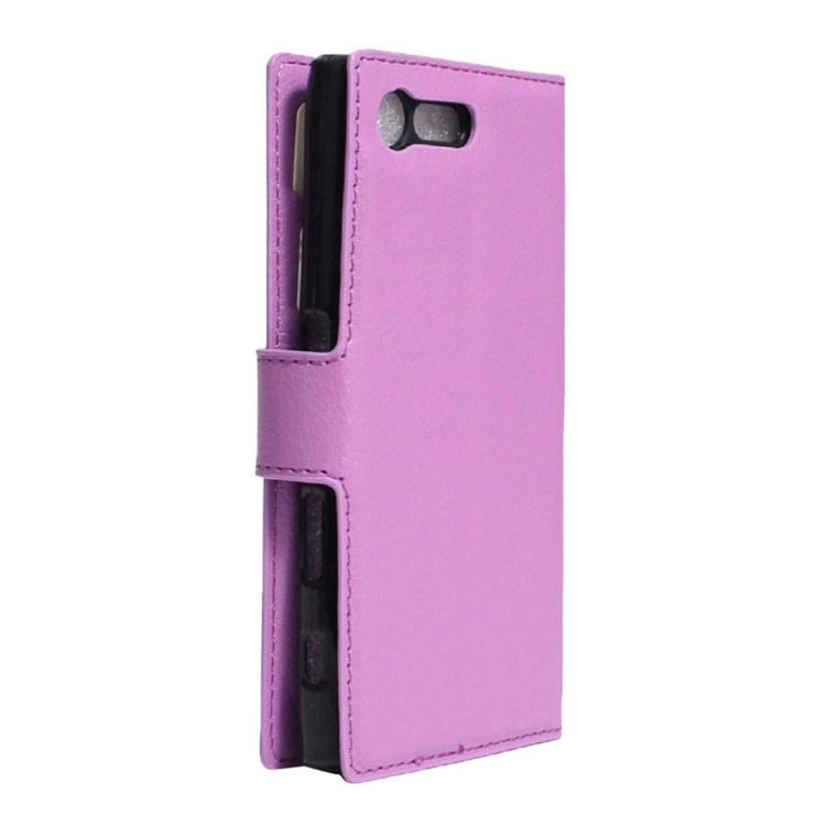 For Sony Xperia X Compact Texture Horizontal Flip Leather Case with Holder & Card Slots & Wallet