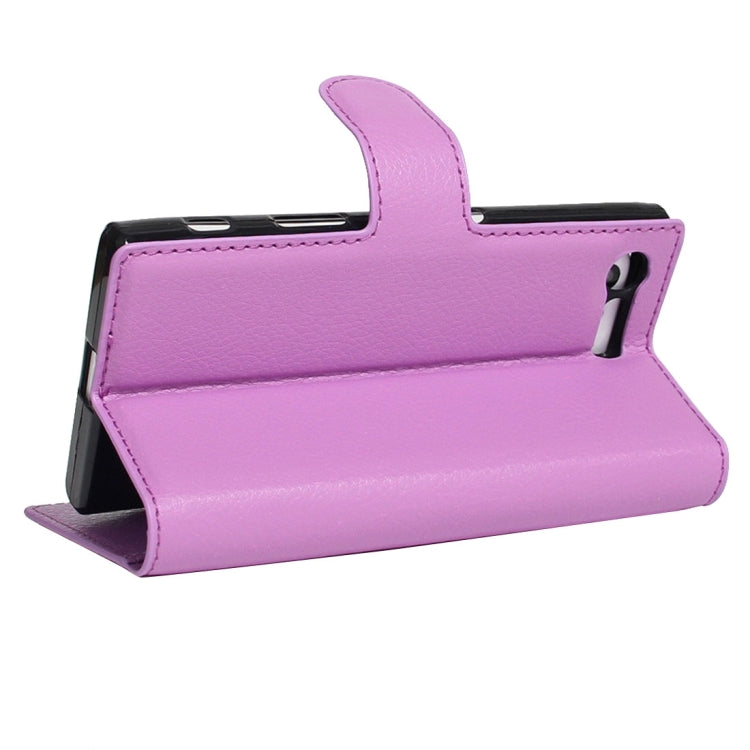 For Sony Xperia X Compact Texture Horizontal Flip Leather Case with Holder & Card Slots & Wallet