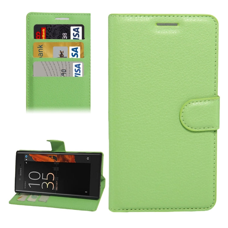 For Sony Xperia XZ Texture Horizontal Flip Leather Case with Holder & Card Slots & Wallet