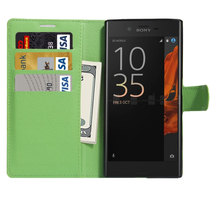 For Sony Xperia XZ Texture Horizontal Flip Leather Case with Holder & Card Slots & Wallet