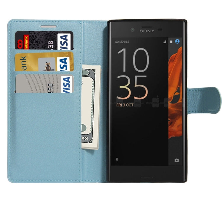 For Sony Xperia XZ Texture Horizontal Flip Leather Case with Holder & Card Slots & Wallet