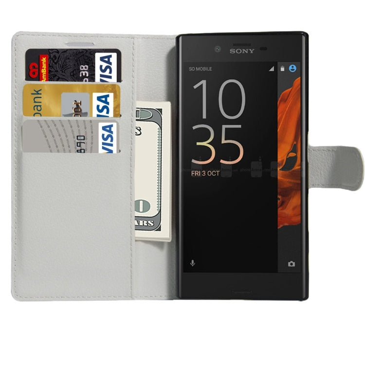 For Sony Xperia XZ Texture Horizontal Flip Leather Case with Holder & Card Slots & Wallet