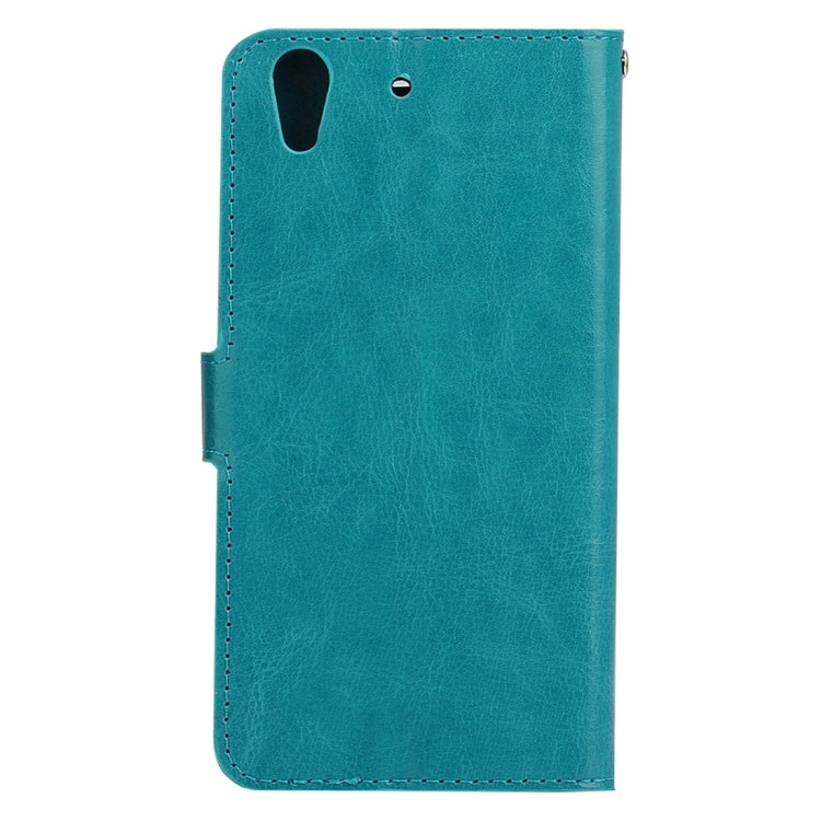 For Huawei Y6 II Crazy Horse Texture Horizontal Flip PU Leather Protective Case with Holder & Card Slots & Wallet