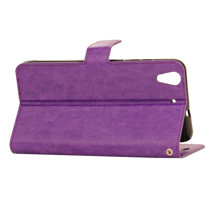 For Huawei Y6 II Crazy Horse Texture Horizontal Flip PU Leather Protective Case with Holder & Card Slots & Wallet