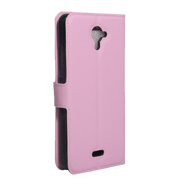 For Wiko UFeel Fab Litchi Texture Horizontal Flip PU Leather Case with Holder & Card Slots & Wallet
