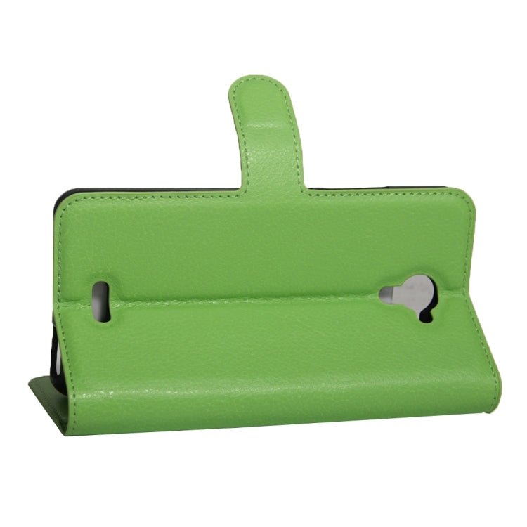 For Wiko UFeel Fab Litchi Texture Horizontal Flip PU Leather Case with Holder & Card Slots & Wallet