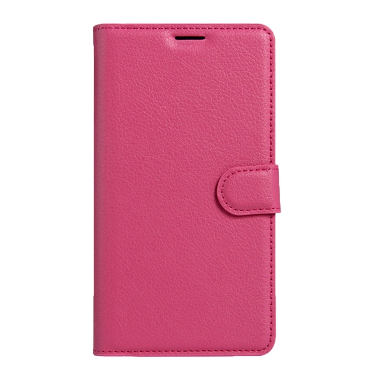 For Wiko UFeel Fab Litchi Texture Horizontal Flip PU Leather Case with Holder & Card Slots & Wallet