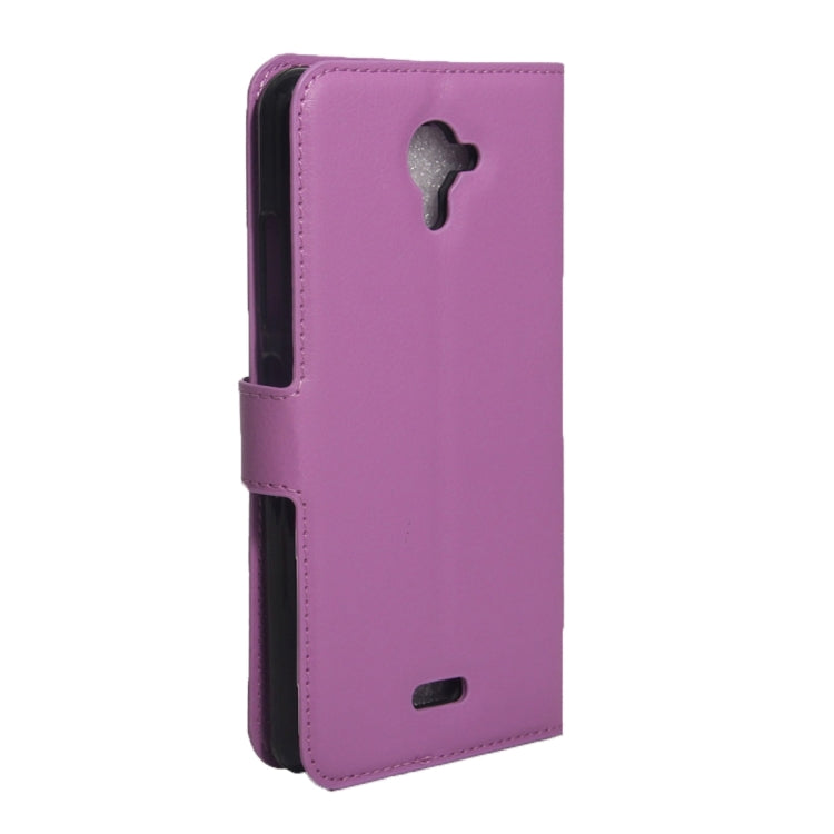 For Wiko UFeel Fab Litchi Texture Horizontal Flip PU Leather Case with Holder & Card Slots & Wallet