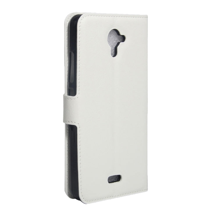 For Wiko UFeel Fab Litchi Texture Horizontal Flip PU Leather Case with Holder & Card Slots & Wallet