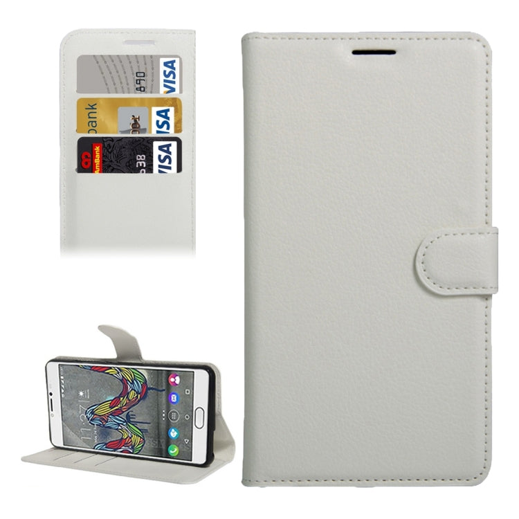 For Wiko UFeel Fab Litchi Texture Horizontal Flip PU Leather Case with Holder & Card Slots & Wallet