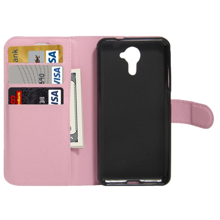 For Wiko UFeel Prime Litchi Texture Horizontal Flip PU Leather Case with Holder & Card Slots & Wallet