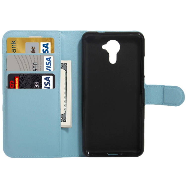 For Wiko UFeel Prime Litchi Texture Horizontal Flip PU Leather Case with Holder & Card Slots & Wallet
