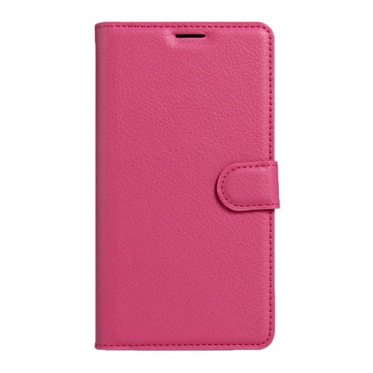 For Wiko UFeel Prime Litchi Texture Horizontal Flip PU Leather Case with Holder & Card Slots & Wallet
