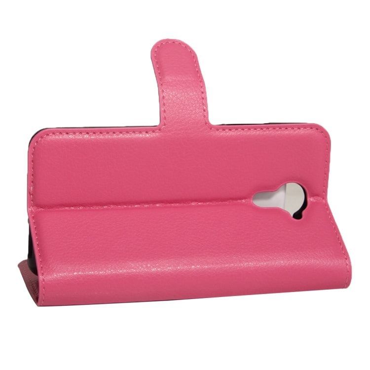 For Wiko UFeel Prime Litchi Texture Horizontal Flip PU Leather Case with Holder & Card Slots & Wallet