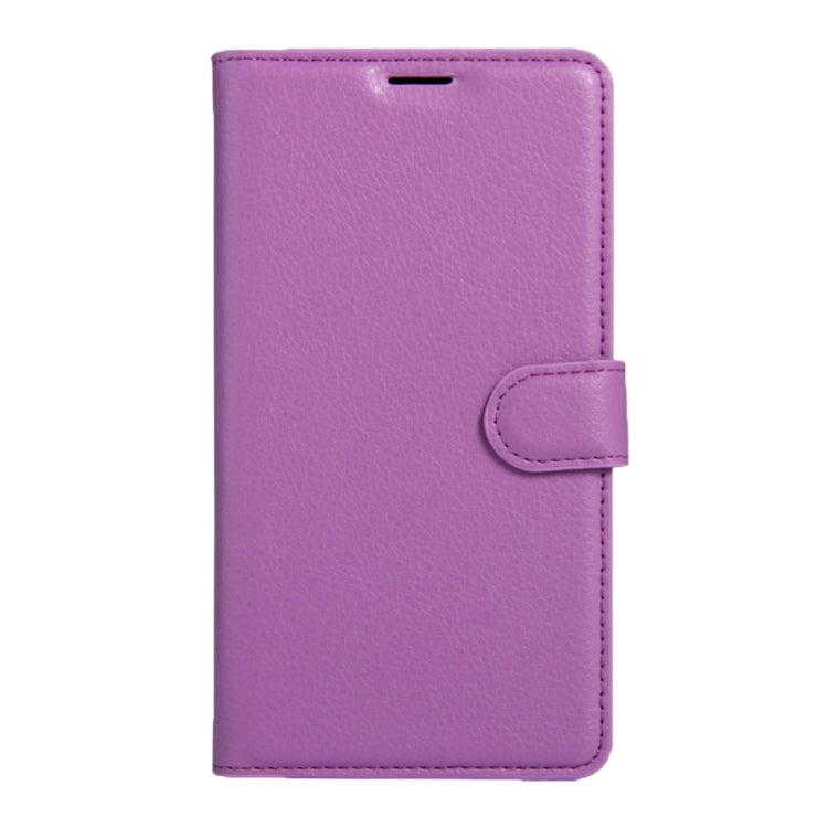 For Wiko UFeel Prime Litchi Texture Horizontal Flip PU Leather Case with Holder & Card Slots & Wallet