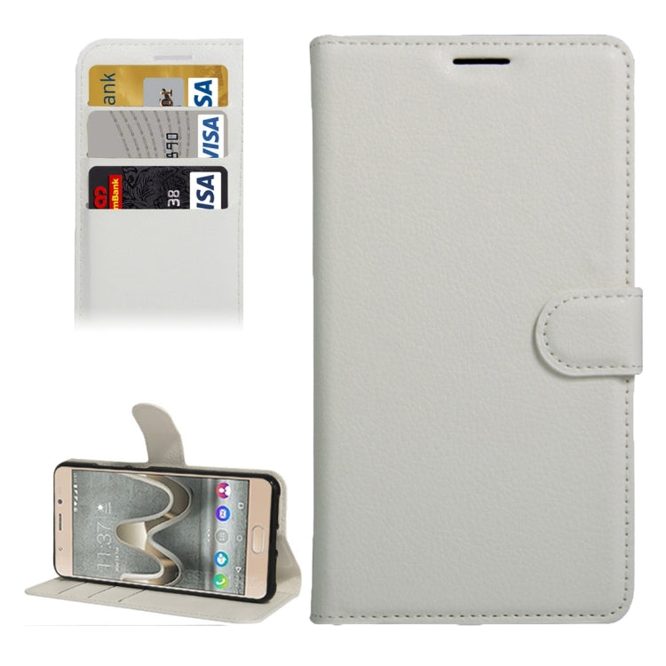 For Wiko UFeel Prime Litchi Texture Horizontal Flip PU Leather Case with Holder & Card Slots & Wallet