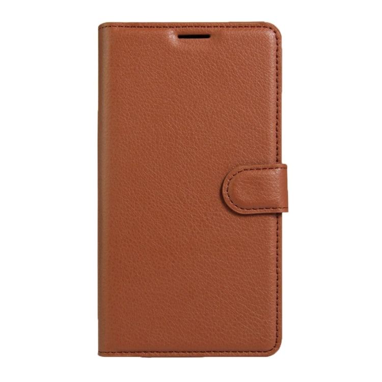 For Wiko UFeel Prime Litchi Texture Horizontal Flip PU Leather Case with Holder & Card Slots & Wallet