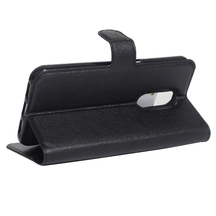 For ZTE A910 Litchi Texture Horizontal Flip PU Leather Case with Holder & Card Slots & Wallet