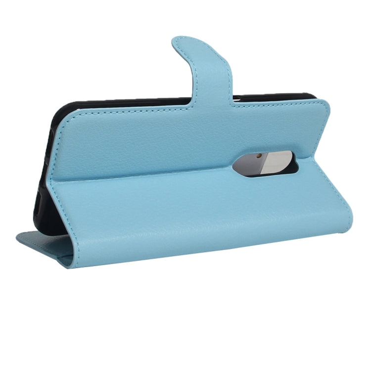 For ZTE A910 Litchi Texture Horizontal Flip PU Leather Case with Holder & Card Slots & Wallet