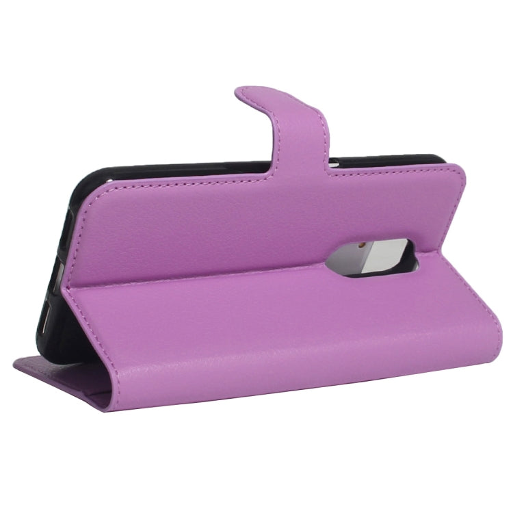 For ZTE A910 Litchi Texture Horizontal Flip PU Leather Case with Holder & Card Slots & Wallet