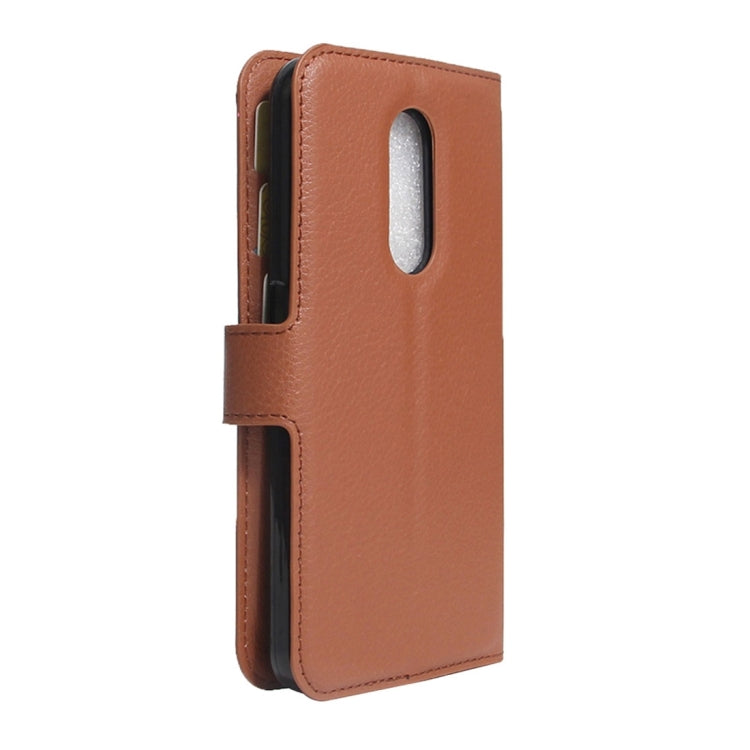 For ZTE A910 Litchi Texture Horizontal Flip PU Leather Case with Holder & Card Slots & Wallet