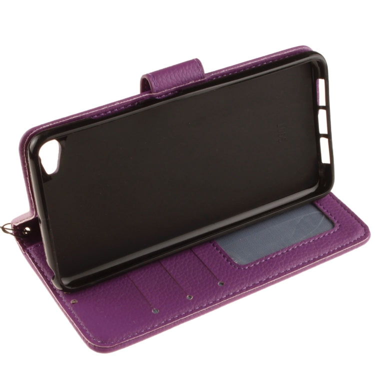 For Lenovo S90 Litchi Texture Horizontal Flip PU Leather Case