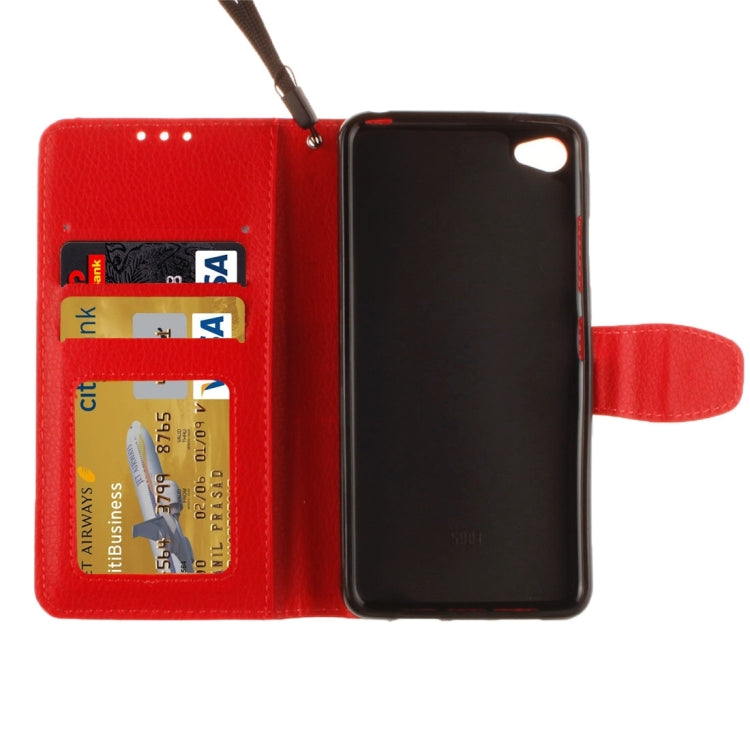 For Lenovo S90 Litchi Texture Horizontal Flip PU Leather Case