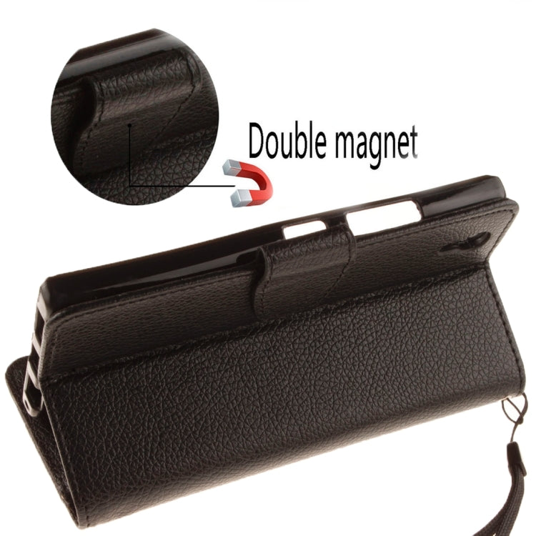 For Lenovo P70 / P70-t Litchi Texture Horizontal Flip PU Leather Case with Holder & Card Slots & Wallet & Photo Frame & Lanyard