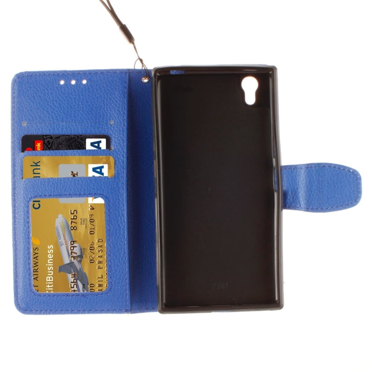 For Lenovo P70 / P70-t Litchi Texture Horizontal Flip PU Leather Case with Holder & Card Slots & Wallet & Photo Frame & Lanyard