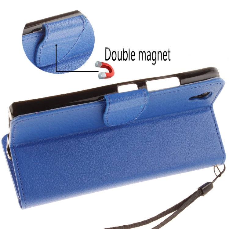 For Lenovo P70 / P70-t Litchi Texture Horizontal Flip PU Leather Case with Holder & Card Slots & Wallet & Photo Frame & Lanyard