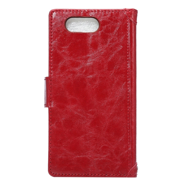 For Sony Xperia Z3 Compact / Z3 mini Oil Wax Crazy Horse Texture Horizontal Flip Leather Case with Photo Frame & Holder & Card Slots & Wallet & Lanyard