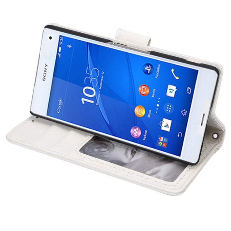 For Sony Xperia Z3 Compact / Z3 mini Oil Wax Crazy Horse Texture Horizontal Flip Leather Case with Photo Frame & Holder & Card Slots & Wallet & Lanyard