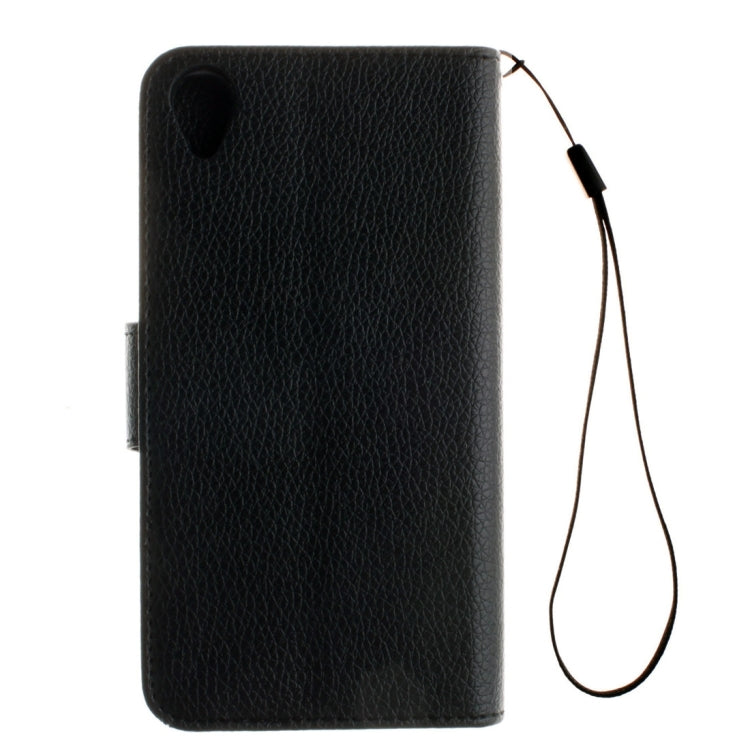 For Sony Xperia X Performance Litchi Texture Horizontal Flip PU Leather Case with Holder & Card Slots & Wallet & Photo Frame & Lanyard