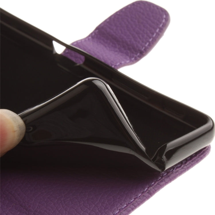 For Sony Xperia X Performance Litchi Texture Horizontal Flip PU Leather Case with Holder & Card Slots & Wallet & Photo Frame & Lanyard