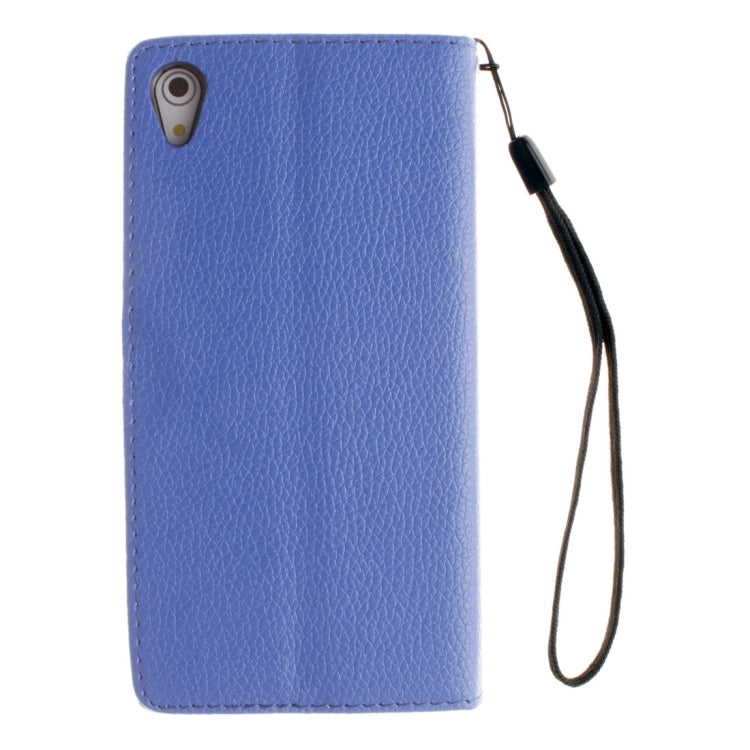 For Sony Xperia Z5 Litchi Texture Horizontal Flip PU Leather Case with Holder & Card Slots & Wallet & Photo Frame & Lanyard