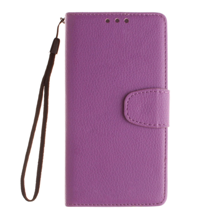 For Sony Xperia Z5 Litchi Texture Horizontal Flip PU Leather Case with Holder & Card Slots & Wallet & Photo Frame & Lanyard