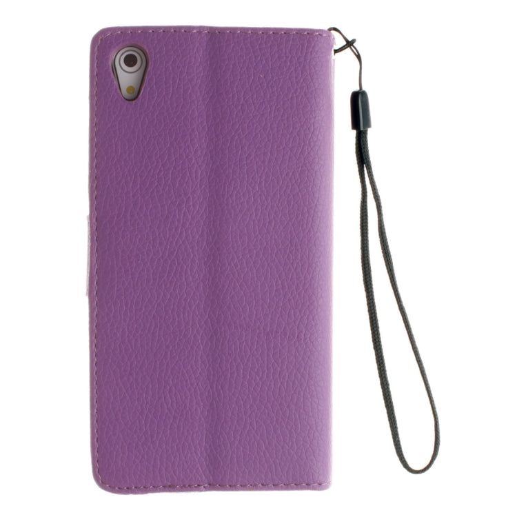 For Sony Xperia Z5 Litchi Texture Horizontal Flip PU Leather Case with Holder & Card Slots & Wallet & Photo Frame & Lanyard