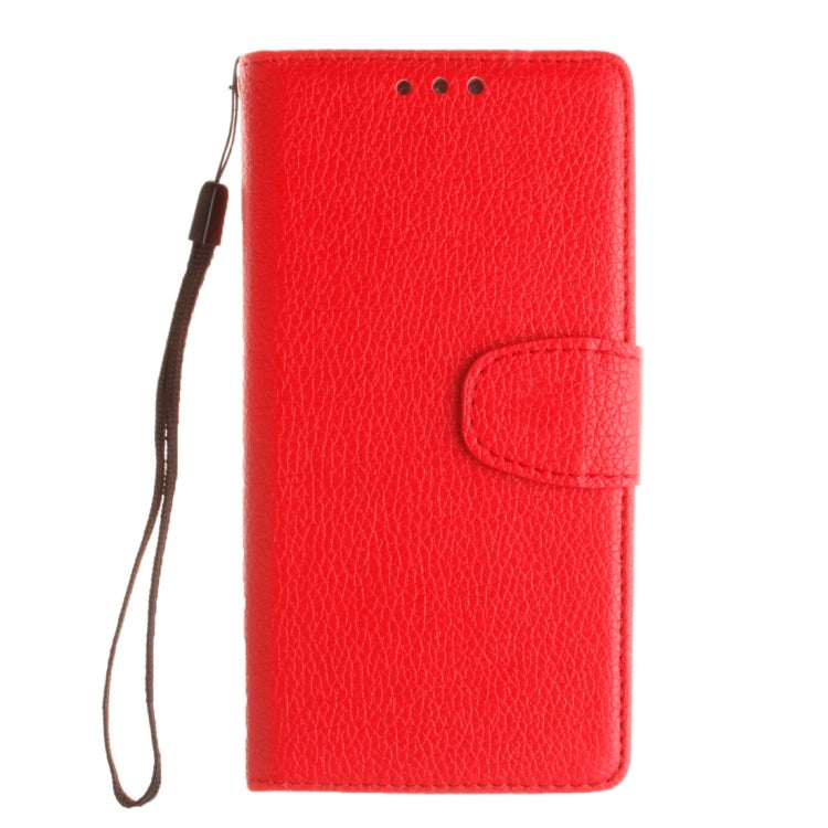 For Sony Xperia Z5 Litchi Texture Horizontal Flip PU Leather Case with Holder & Card Slots & Wallet & Photo Frame & Lanyard