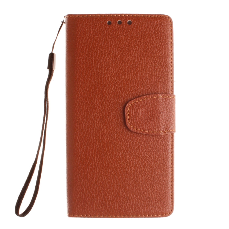 For Sony Xperia Z5 Litchi Texture Horizontal Flip PU Leather Case with Holder & Card Slots & Wallet & Photo Frame & Lanyard
