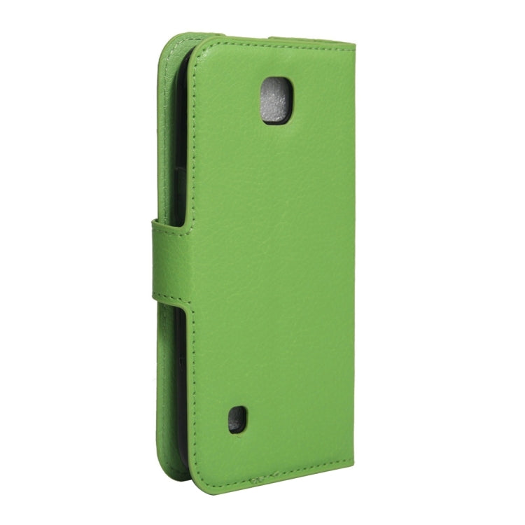 For LG K3 / LS450 Litchi Texture Horizontal Flip PU Leather Case with Holder & Card Slots & Wallet