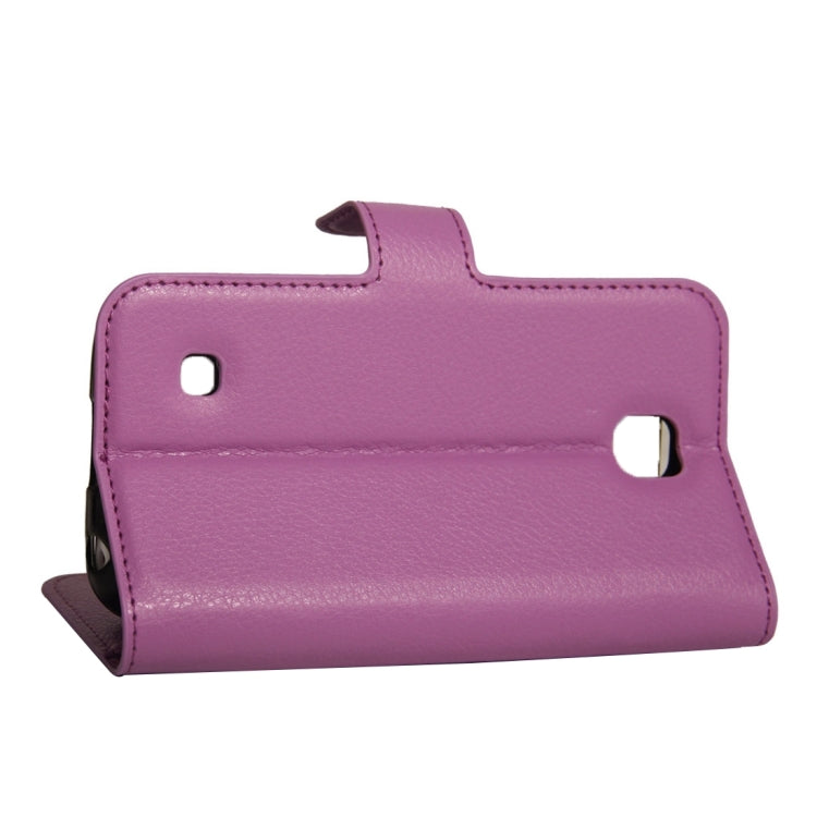 For LG K3 / LS450 Litchi Texture Horizontal Flip PU Leather Case with Holder & Card Slots & Wallet