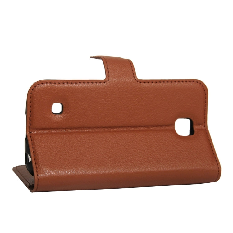 For LG K3 / LS450 Litchi Texture Horizontal Flip PU Leather Case with Holder & Card Slots & Wallet