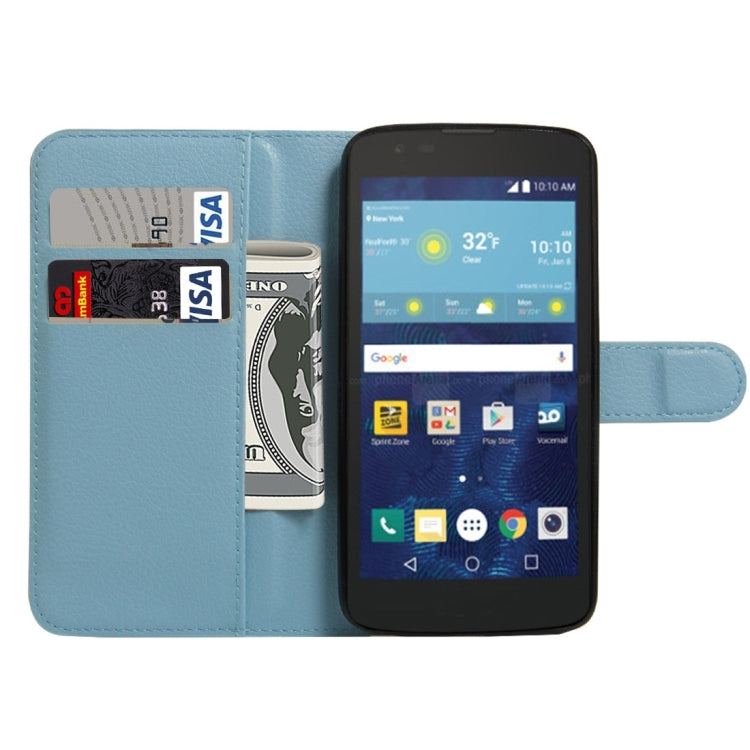 For LG K7 Litchi Texture Horizontal Flip Leather Case with Magnetic Buckle & Holder & Card Slots & Wallet