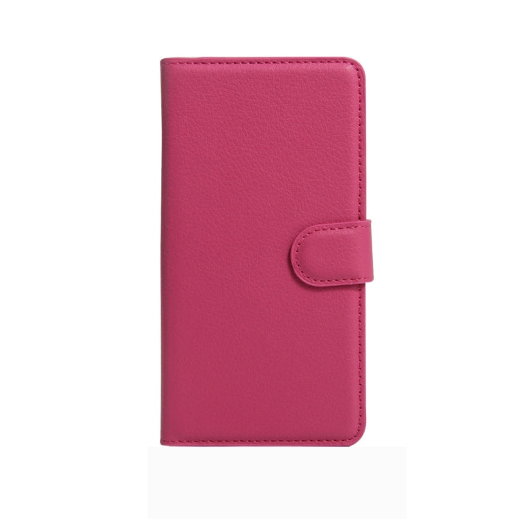 For LG K7 Litchi Texture Horizontal Flip Leather Case with Magnetic Buckle & Holder & Card Slots & Wallet