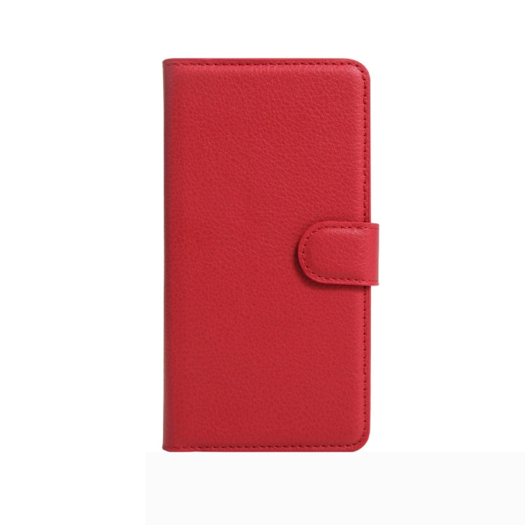 For LG K7 Litchi Texture Horizontal Flip Leather Case with Magnetic Buckle & Holder & Card Slots & Wallet