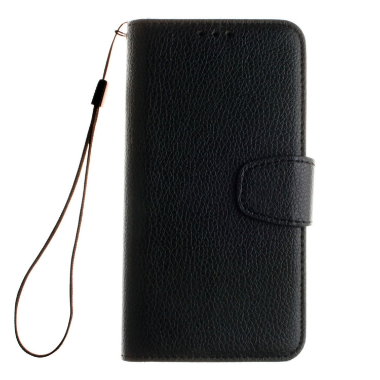 For Sony Xperia X Litchi Texture Horizontal Flip PU Leather Case with Holder & Card Slots & Wallet & Photo Frame & Lanyard
