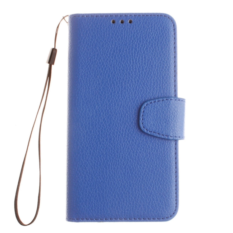 For Sony Xperia X Litchi Texture Horizontal Flip PU Leather Case with Holder & Card Slots & Wallet & Photo Frame & Lanyard
