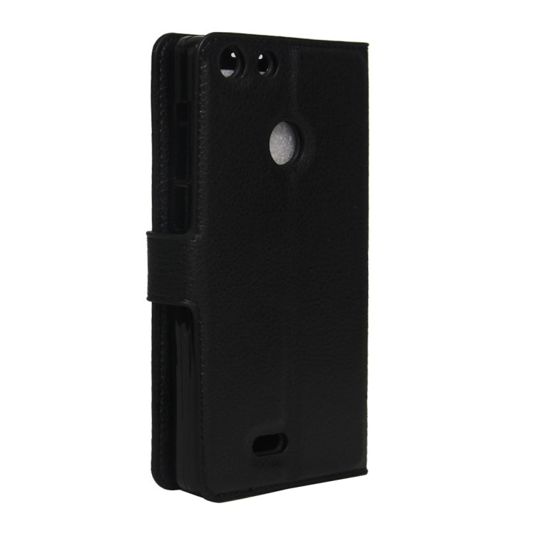 For Archos 55 Diamond Selfie Litchi Texture Horizontal Flip PU Leather Case with Holder & Card Slots & Wallet